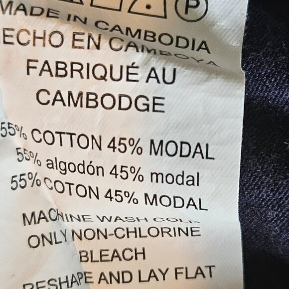 MICHAEL Michael Kors Navy Blue V-Neck Tee - Picture 7 of 8